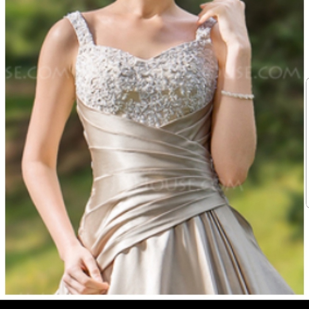 JJ house gold gown